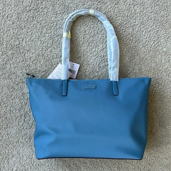 KATE SPADE HAYDEN NIAGARA NYLON TOP ZIP TOTE - Picture 4 of 15